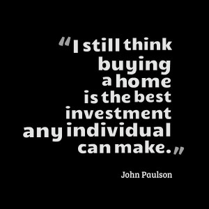 john paulson buying a house quote