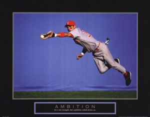 Ambition - Baseball Player Fine-Art Print