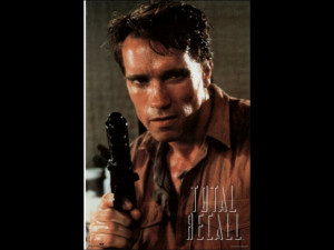 Total Recall Movie (Arnold Schwarzenegger) Poster Print