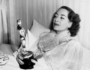 March 1946: Joan Crawford receives her Academy Award for Best Actress ...
