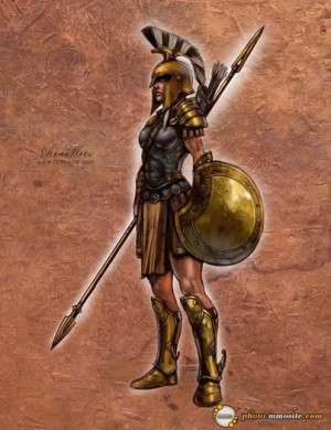 Ancient Greek female warriorFemale Armours, Wonder Women, Greek Female ...