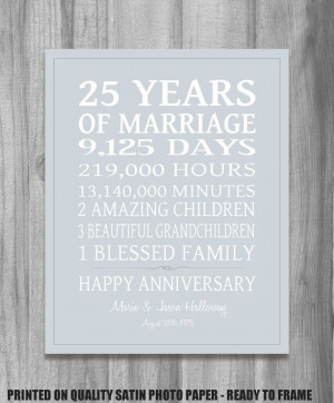 ... 25Th Wedding Anniversary Gifts, 25Th Anniversary Gift, 25 Anniversary