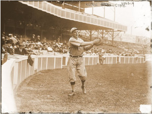 Johnny Kling, Cubs C, 1910, Polo Grounds
