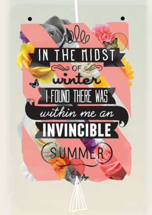 Love this print by Matthew Kavan Brooks and the quote is an old ...