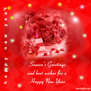 Seasons Greetings And , New Year Cards
