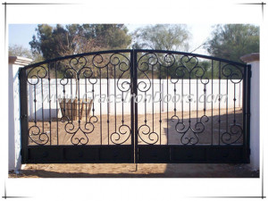 Wrought Iron Driveway Gates Designs