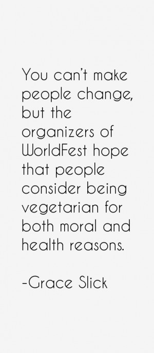 You can't make people change, but the organizers of WorldFest hope ...