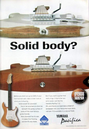 Zzzzz... Squier seemed quick to respond... From ply to alder during 95 ...