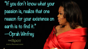 Quote of the Day: Oprah Winfrey on Passion