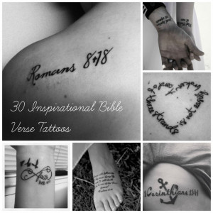 30 Inspirational Bible Verse Tattoos