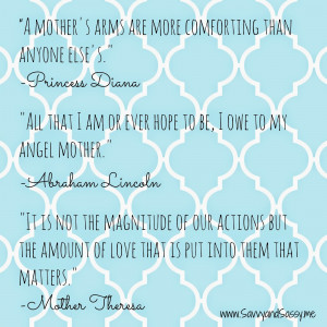 Abraham Lincoln Mother Quote. Mother's Day Quotes To Share On Facebook ...