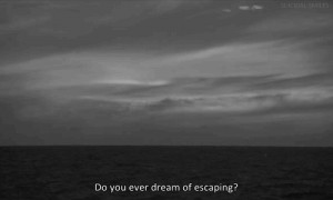 black and white, do, dream, escaping, ever, of, quote, quotes, true ...