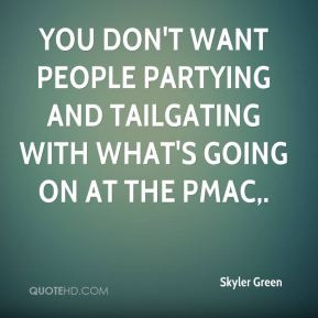 You don't want people partying and tailgating with what's going on at ...