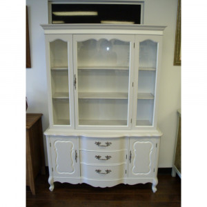 French Provincial China Cabinet