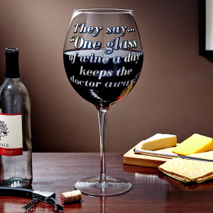 Humongous! XXL Giant Wine Glass Details:
