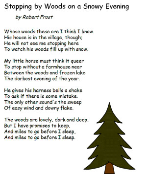 Winter Poems Robert Frost