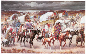 Cherokee Trail of Tears - Painting