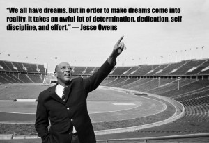 Jesse Owens on dreams
