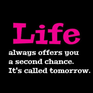 Quotes about offer you second chance
