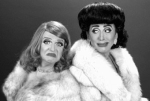 Graham as Bette Davis & Roy Haylock (Bianca Del Rio) as Joan Crawford ...