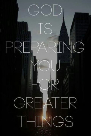 Greater is coming!!