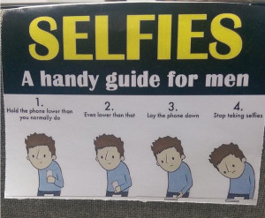 Posted in Funny Signs | Tagged men , selfie | Comments Off