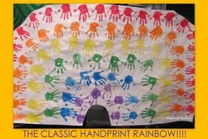 ... handprint art handprint rainbow kindergarten art children s handprints