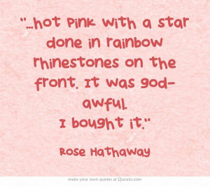 Vampire Academy Quotes | Rose Hathaway