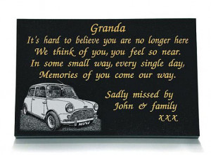 Memorial for a Father or Grandfather