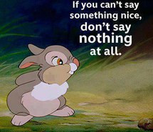 bunny, cute, disney, funny, nice, quotes, sweet, thumper
