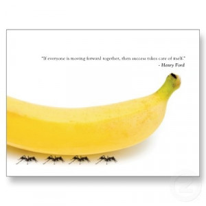 Teamwork Quotes For The Office Teamwork quote - funny banana