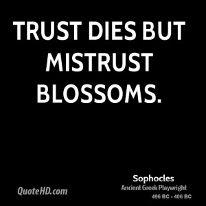 Mistrust Quotes