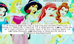 really hoping for a Latina princess/heroine. I know it shouldn ...