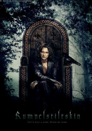 Rumplestiltskin, definitely my favorite character on Once Upon A Time