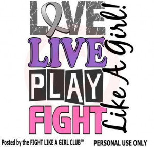 Love #Live #Play #Fight Like a Girl!