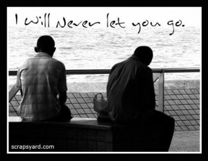 will never let you go love quote