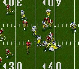 Sports Talk Football 93 Starring Joe Montana Genesis Screenshot