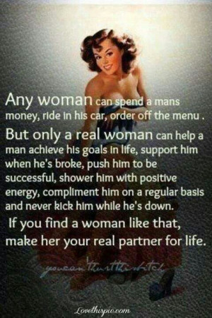 real woman...