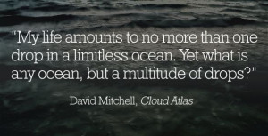 ... ocean, but a multitude of drops?