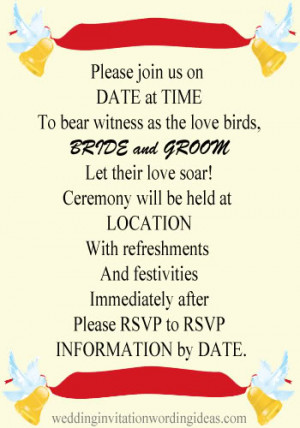 informal wedding rsvp wording, informal wedding invitation quotes