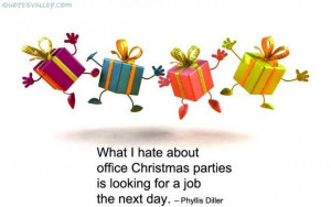 Hate About Office Christmas Parties