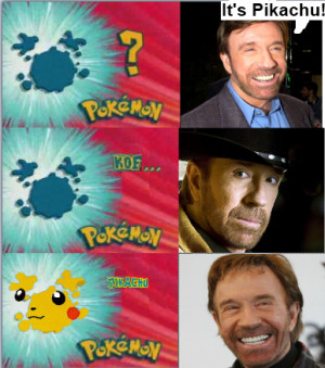 Who’s that pokemon? with Chuck Norris