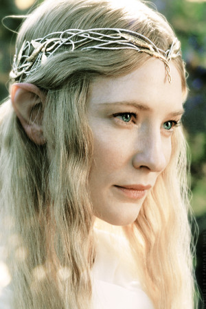 Galadriel, most beautiful of all the house of Finwë; her hair was lit ...