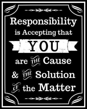 Self responsibility