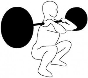 ... cleans and thrusters everybody needs a good squat a good squat