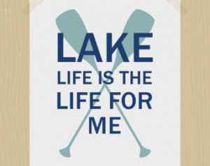 is the Life for Me Lake Art 8 x 10 Cabin Art Rustic Life Water Quote ...