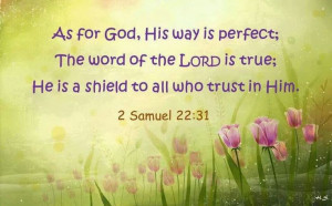 ... in Him. God is my strength and power, And He makes my way perfect
