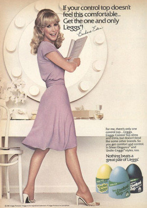 Retro 1980’s: Barbara Eden Leggs Pantyhose Ads