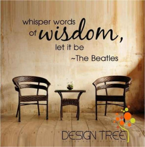 Lyrics Wall quotes from The Beatles