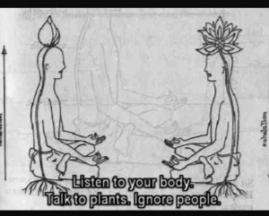 art, body, cute, drawing, grunge, ignore, people, plants, quote ...